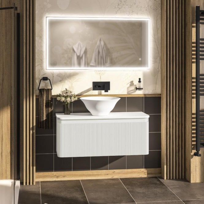 Eastbrook  Belice 100cm Sintered Stone Top White 37.2126