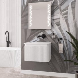 Eastbrook Belice 60cm Ceramic Basin No Tap Holes   103.031