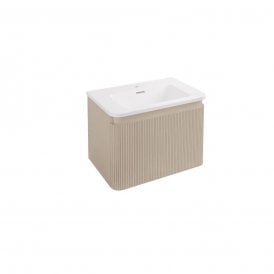 Eastbrook Belice Fluted 60cm Wall Hung Unit Cashmere 37.2130