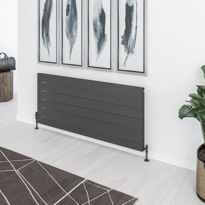 Eastbrook  Berkeley 603mm x 1400mm Aluminium Radiator Matt Anthracite   89.0731