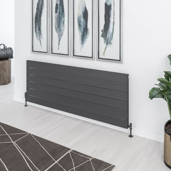 Eastbrook  Berkeley 603mm x 1600mm Aluminium Radiator Matt Anthracite   89.0732