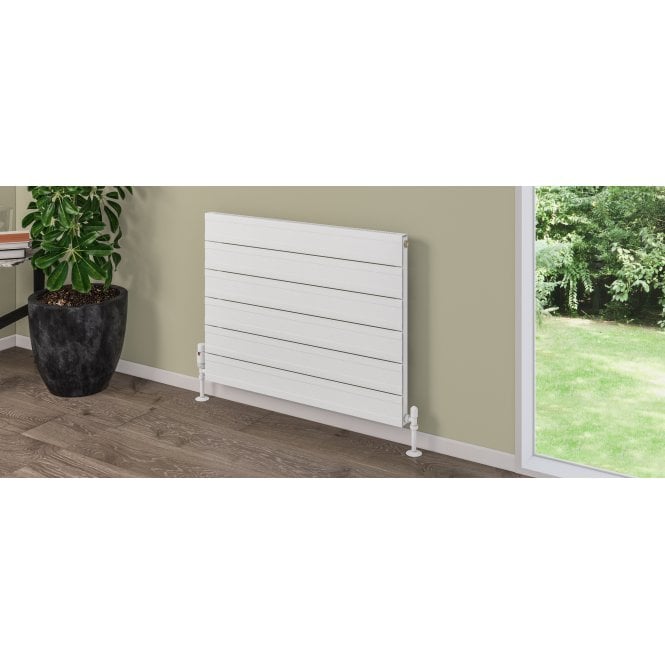 Eastbrook  Berkeley 603mm x 600mm Aluminium Radiator Matt White   89.0711