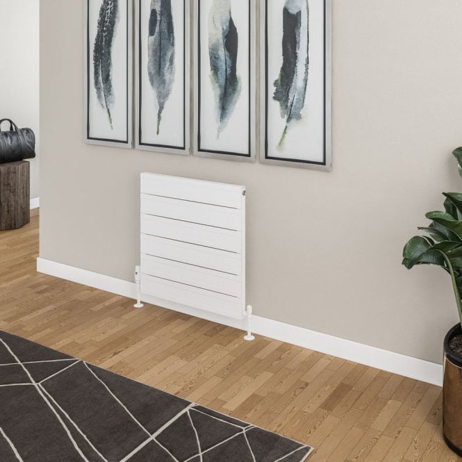 Eastbrook  Berkeley 603mm x 600mm Aluminium Radiator Matt White   89.0711