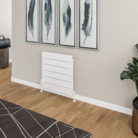 Eastbrook Berkeley 603mm x 600mm Aluminium Radiator Matt White   89.0711