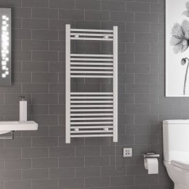 Eastbrook Biava Dry Element Towel Rail 1100mm x 500mm 400w White   47.0006