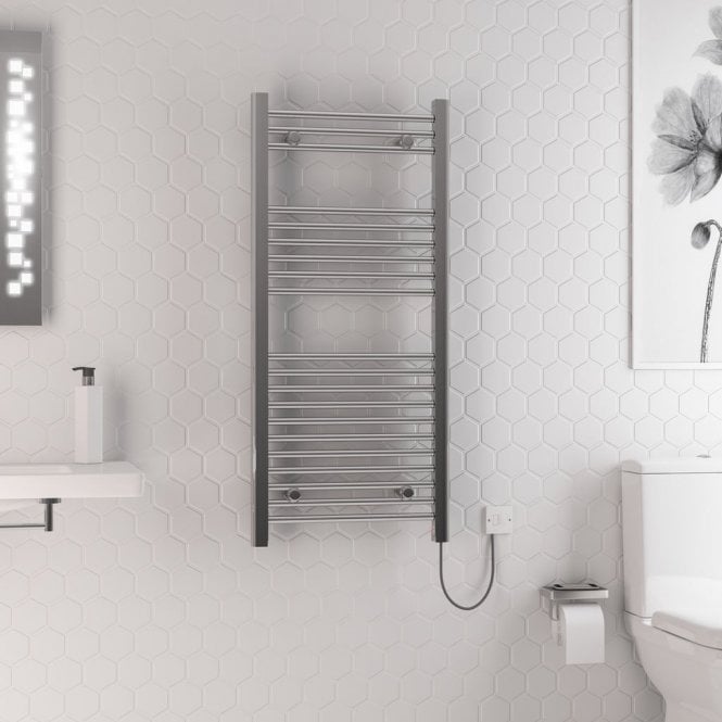 Eastbrook  Biava Dry Element Towel Rail 1100mm x 500mm On/Off Bt Chrome   47.0015