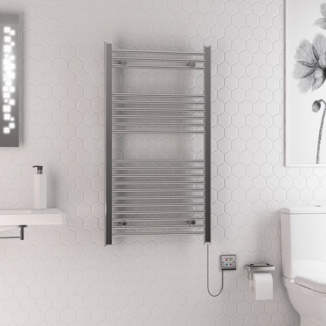 Eastbrook  Biava Dry Element Towel Rail 1100mm x 600mm Chrome   47.0004