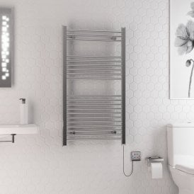 Eastbrook Biava Dry Element Towel Rail 1100mm x 600mm Chrome   47.0004