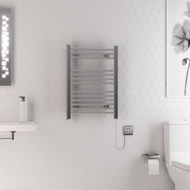 Eastbrook  Biava Dry Element Towel Rail 700mm x 500mm Chrome   47.0001