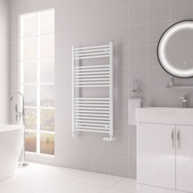 Eastbrook Biava Multirail HV Straight 1118mm x 600mm Gloss White   61.0089