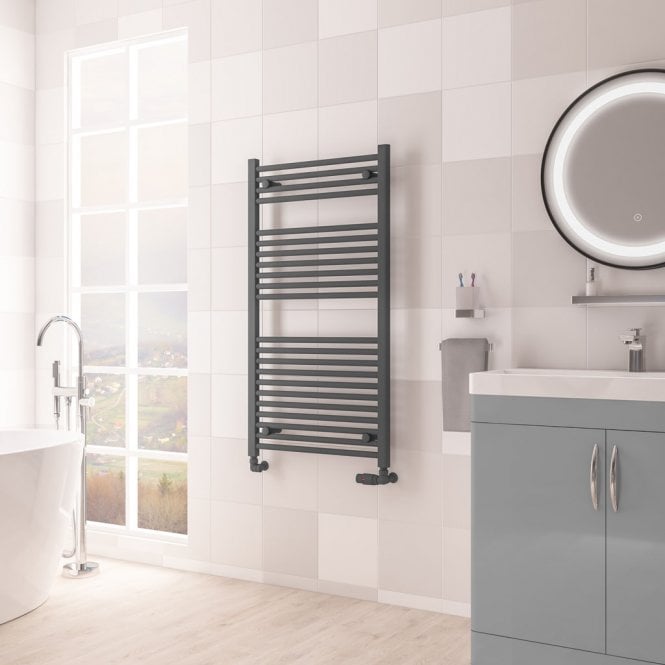 Eastbrook  Biava Multirail HV Straight 1118mm x 600mm Matt Anthracite   61.0099
