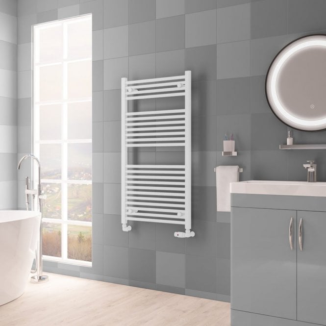Eastbrook  Biava Multirail HV Straight 1118mm x 600mm Matt White   61.0119