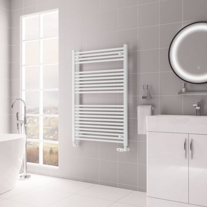 Eastbrook  Biava Multirail HV Straight 1118mm x 750mm Gloss White   61.0090