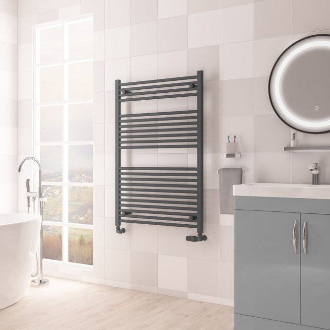 Eastbrook  Biava Multirail HV Straight 1118mm x 750mm Matt Anthracite   61.0100