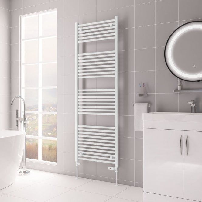 Eastbrook  Biava Multirail HV Straight 1720mm x 600mm Gloss White   61.0092