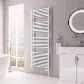 Eastbrook Biava Multirail HV Straight 1720mm x 600mm Gloss White   61.0092