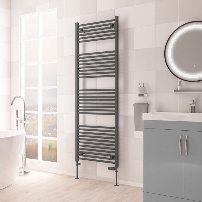 Eastbrook  Biava Multirail HV Straight 1720mm x 600mm Matt Anthracite   61.0102