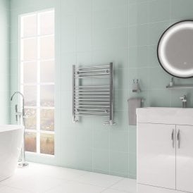 Eastbrook Biava Multirail HV Straight 688mm x 600mm Chrome   61.0076