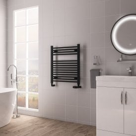 Eastbrook Biava Multirail HV Straight 688mm x 600mm Matt Black   61.0106