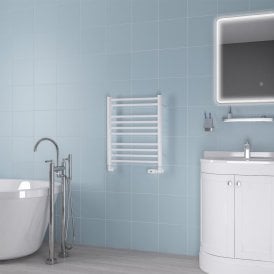 Eastbrook Biava Round 600mm x 500mm White   41.0157