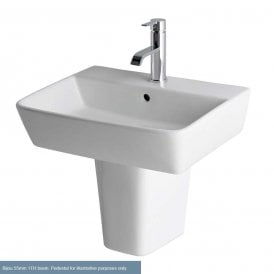 Eastbrook Bijou/Collindale 550mm 1 Tap Hole Basin White   26.0075