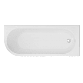 Eastbrook Biscay 5mm Single Ended Right Hand 1700mm x 700mm 222 Litre Bath   42.0296