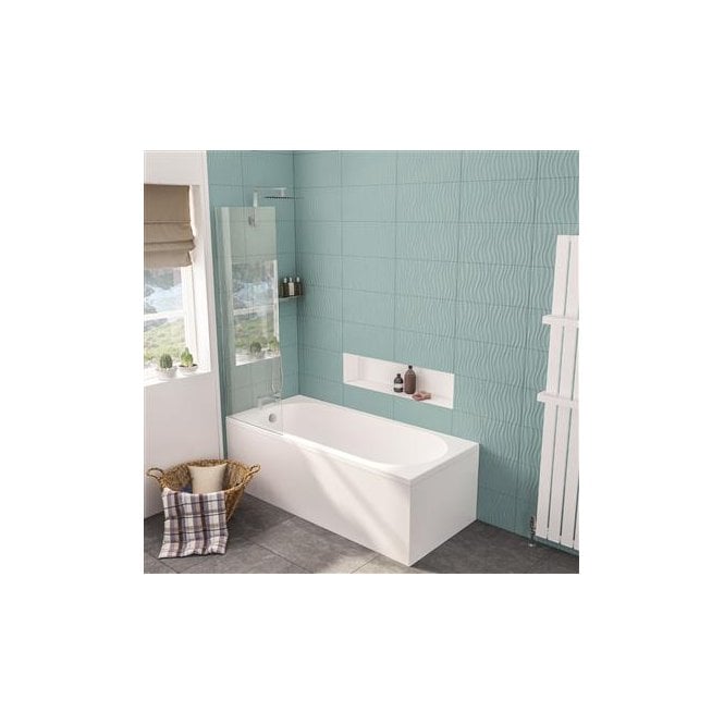 Eastbrook  Biscay Beaufort Single Ended Straight Edge 1700mm x 750mm 233 Litre Bath   42.1152