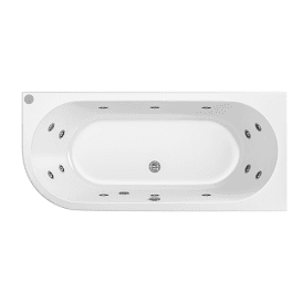 Eastbrook Biscay Beauforte 14 Jet Whirlpool Right Hand 1700mm x 800mm 219 Litre Bath   42.2015