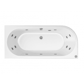 Eastbrook Biscay Beauforte 14 Jet Whirlpool Right Hand 1700mm x 800mm 219 Litre Bath   42.2015