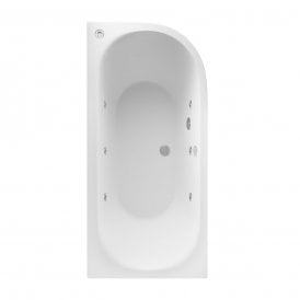 Eastbrook Biscay Beauforte Double Ended 6 Jet Whirlpool 1700mm x 800mm Left Hand 219 Litre Bath   42.2001