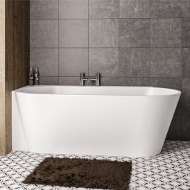 Eastbrook Bray 1600mm Left Hand Bath White   33.0043