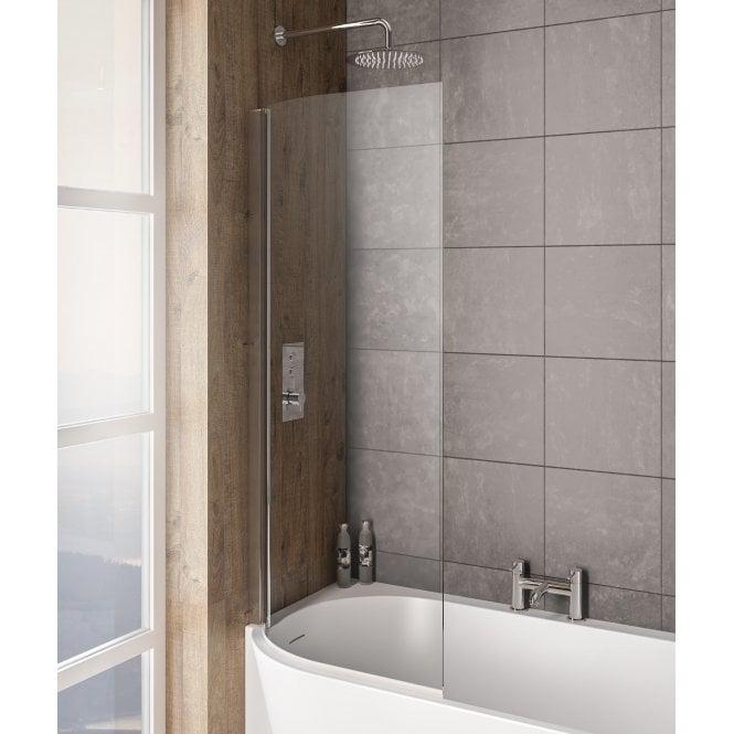 Eastbrook  Bray Left Hand 6mm Bath Screen Chrome   49.2014