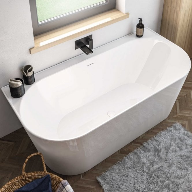 Eastbrook  Brockland 1600mm x 750mm x 570 Freestanding Bath White   33.0026