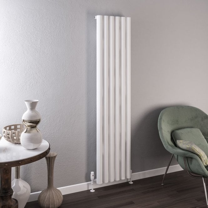 Eastbrook  Burford 1800mm x 415mm Aluminium Radiator Matt White   89.0236