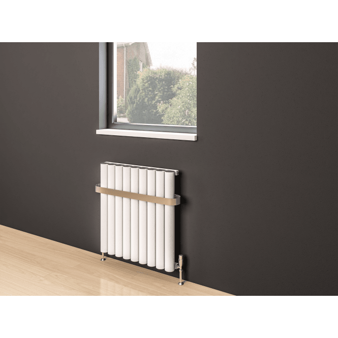 Eastbrook  Burford 600mm x 485mm Aluminium Radiator Matt White   89.0229