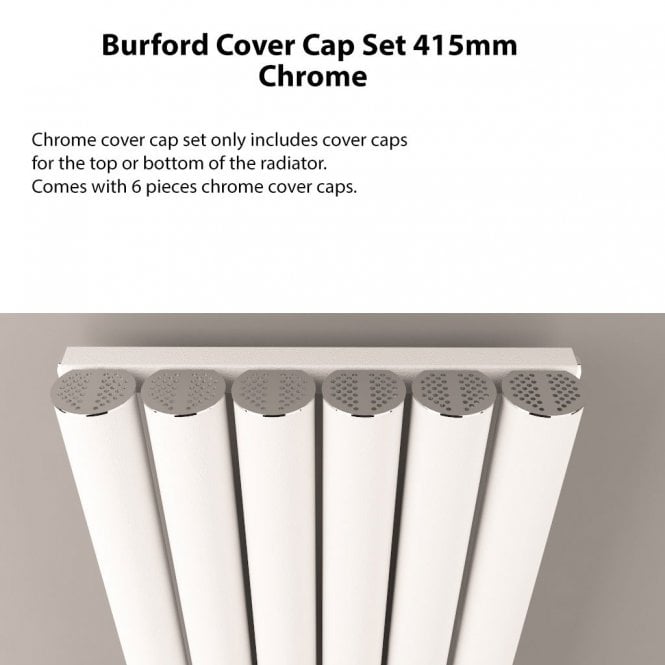 Eastbrook  Burford Cover Cap Set 415mm Chrome   89.0405