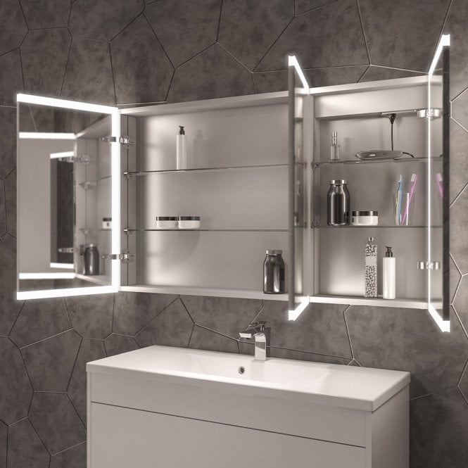 Eastbrook  Cassio 1200mm x 700mm 3 Door LED Mirror   40.1025
