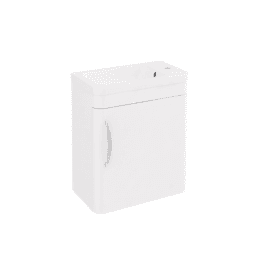 Eastbrook Cavone 40cm Single Door Base Unit High Gloss White   36.0076
