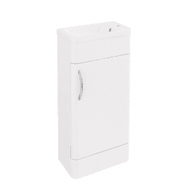 Eastbrook Cavone 40cm Single Door Wall Hung Unit High Gloss White   36.0077