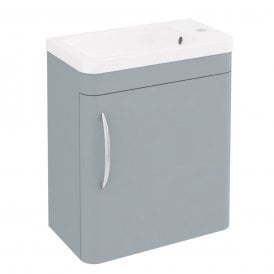 Eastbrook Cavone 40cm Single Door Wall Hung Unit Matt Grey   36.0075