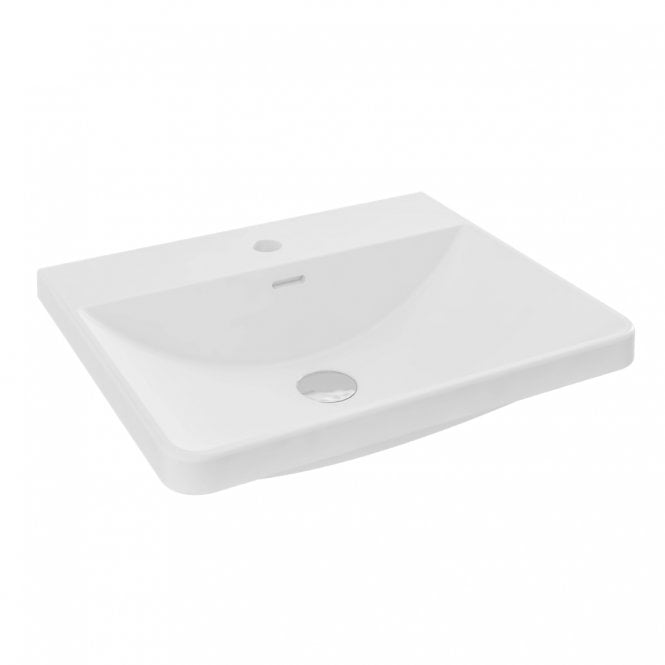 Eastbrook  Cavone 50cm Ceramic Cabinet Basin Gloss White   103.001
