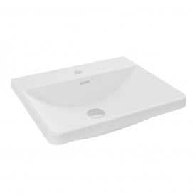 Eastbrook Cavone 50cm Ceramic Cabinet Basin Gloss White   103.001
