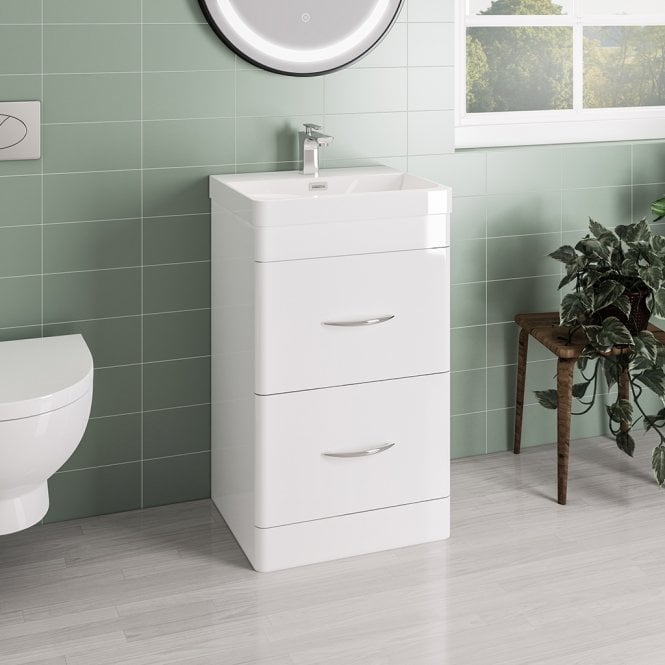 Eastbrook  Cavone 50cm Drawer Base Unit High Gloss White   36.0044