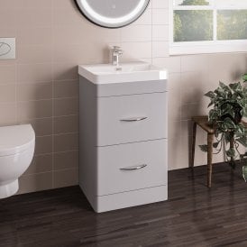 Eastbrook Cavone 50cm Drawer Base Unit Matt Grey   36.0045