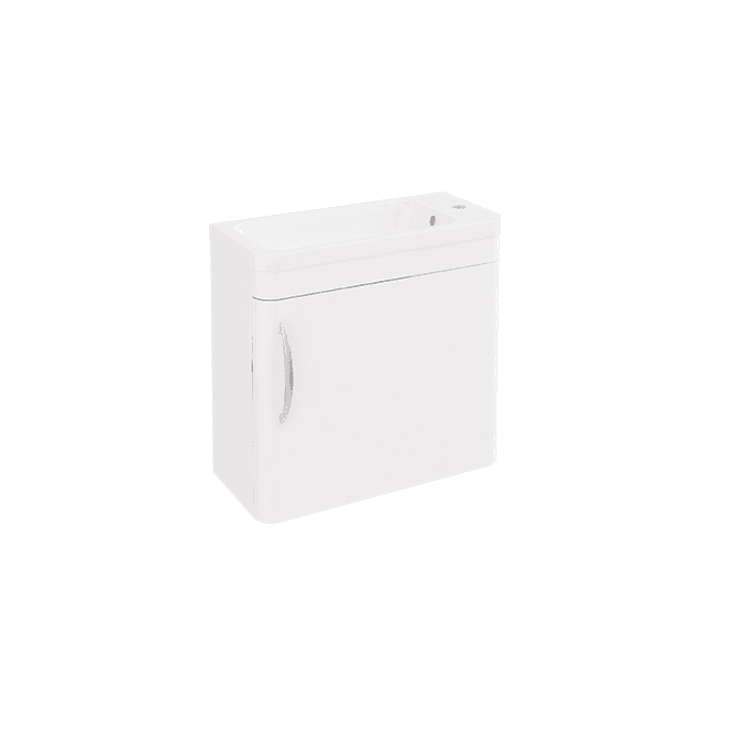 Eastbrook  Cavone 50cm Single Door Wall Hung Unit High Gloss White   36.0082