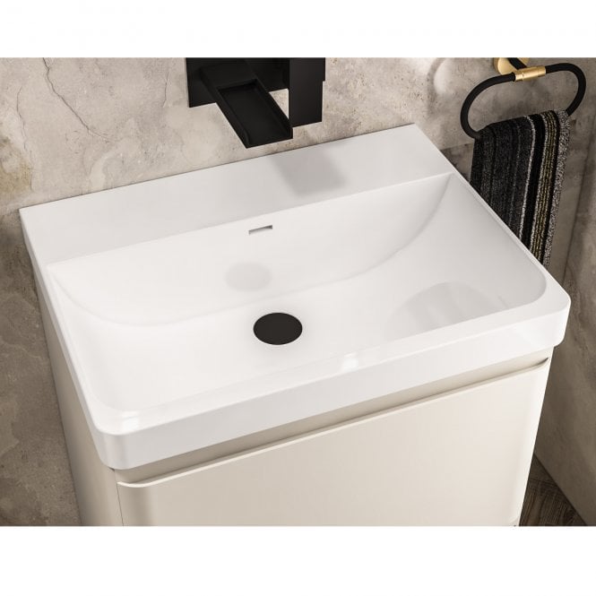Eastbrook  Cavone 60cm Ceramic Cabinet Basin No Tap Holes   103.029