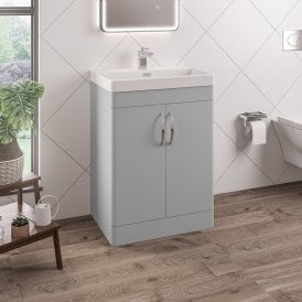 Eastbrook Cavone 60cm Door Base Unit Matt Grey   36.0048