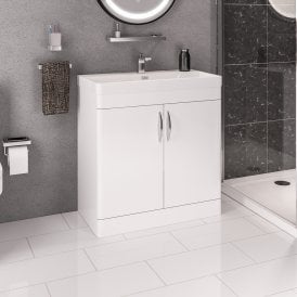 Eastbrook Cavone 80cm Basin White   36.0041