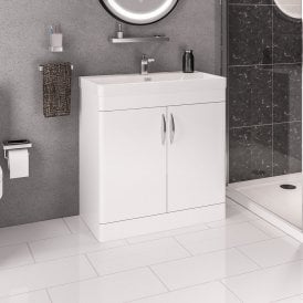 Eastbrook Cavone 80cm Basin White   36.0041