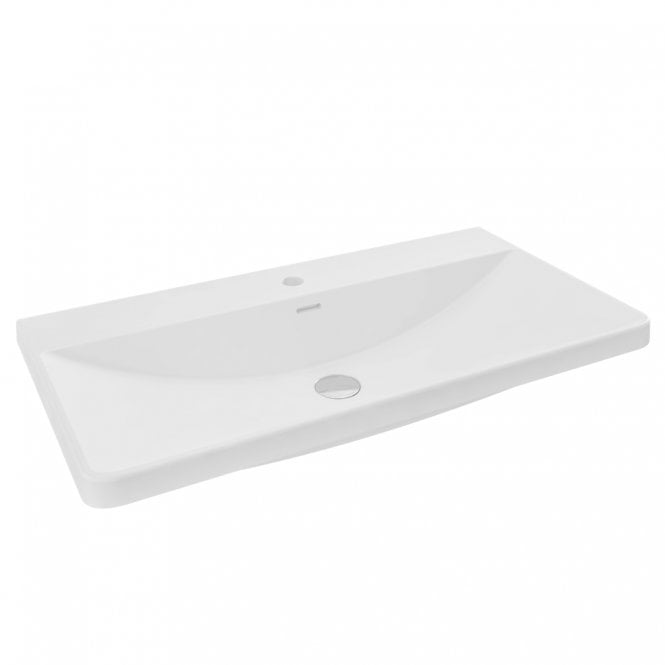 Eastbrook  Cavone 80cm Ceramic Cabinet Basin Gloss White   103.003